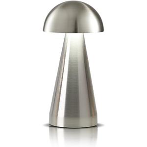 Portable Metal LED Table Lamp, Cordless Metal Desk Lamp,3 Color Touch Control Rechargeable Lamp,3-Levels Brightness Room Decor Desk lamp (Silver)