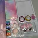 Nsrzua DIY Journal Kit for Girls,Toys for Ages 8-14 and Birthday Gifts for Girls. (purple)