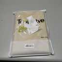 TruDelve Heavy Duty Vinyl Tablecloth Beige Plastic Table Cloth Rectangle Table Wipeable Waterproof PVC Tablecloths Rectangular (54'' x 72'', Pure Beige)