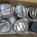CLOUDY BAY [6 Pack] 9W Low Voltage Landscape Lights,LED Well Lights,Grated Top,12V-24V Waterproof Outdoor,2700K/3000K/3500K/4000K/5000K In Ground Lights for Fence Pathway Deck,Bronze