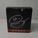 Nonstick Wok, 13-Inch Carbon Steel Wok Pan with Glass Cover, Woks & Stir-Fry Pans for Induction, Electric, Gas, Halogen, All Stoves