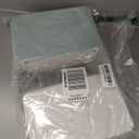 2Pcs Diaper Wipes Dispenser, Refillable Wipe Container, Wipe Container with Sealing Design Lid, Keep Wipes Fresh,Wet Wipes Cases (White/Green)