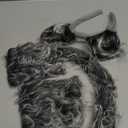 Wolf Costume Set Grey Wolf Ears Headband, Gloves and Tails, Grey Wolves Costume Accessories for Party Halloween Dress Up Performances Costumes Parties Cosplay