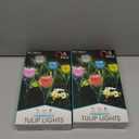 Bytech 10 Pack Solar Powered Tulip Stake, 2 Packs