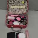 Pretend Makeup Toy Sets for Girls Age 3-8,Toddler Makeup Kit for Play Vanity Set, Washable Fake Cosmetic Dress Up Toys, Princess Style Beauty Accessories Gift for 3-12 Year Old Kids
