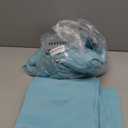 OVZME Aqua Blackout Curtains for Bedroom 72 Inch Length 2 Panels Set, Thermal Insulated Curtains for Living Room Nursery, Dual Rod Pocket Window Drapes for Patio French Door Front Door, 2x40Wx72L