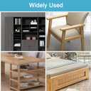 8PCS 3.23 x 3.23 T Post Corner Brace, Stainless Steel Flat Metal Bracket, Mending Plate for Wood with 40PCS Screws