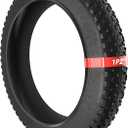 1PZ T20-X01 Fat Tire 20 x 4.0 Inch E-Bike Mountain Bicycle Tire Replacement for High-Performance Puncture-Resistant and All-Terrain Folding Electric MTB Tire with Offroad or Trail Riding