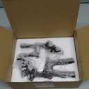 Two-Piece Set of Black Reindeer Statues,Modern Metal Ornaments,Elegant Indoor Festive Table Settings, Suitable for Fireplace mantels, Living Rooms, Bedrooms, Offices, and Other Home Decor.