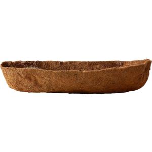 Bosmere 36" Pre-Formed Replacement Coco Liner with Soil Moist for Window Basket (Brown)