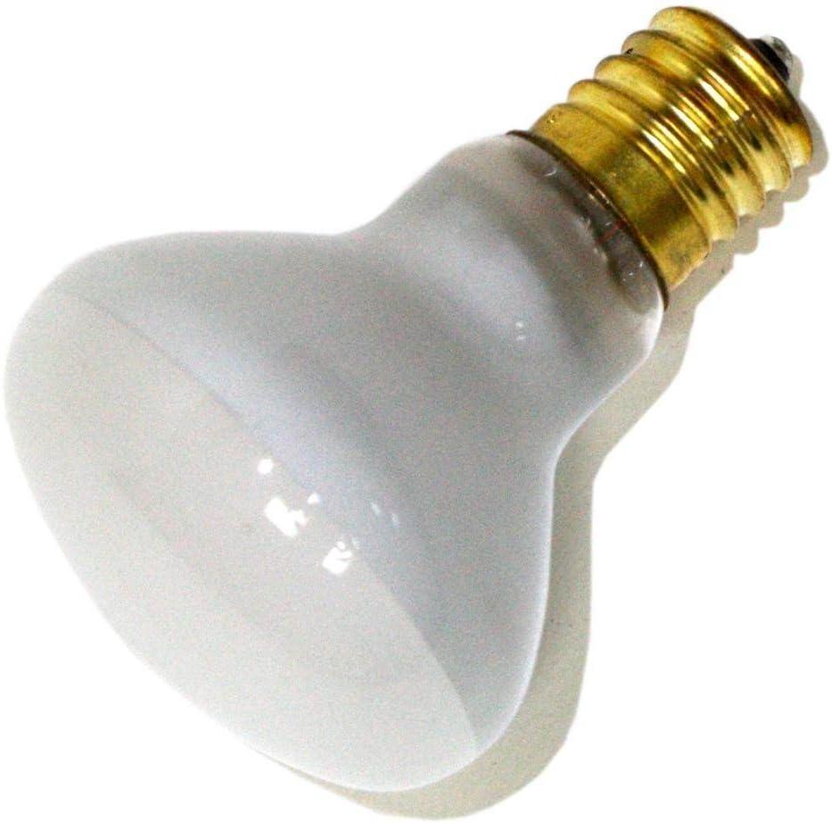 SYLVANIA Mini-Floodnight Incandescent Bulb, 25W R14, Intermediate Base, Reflector, 130 Lumens, 2850K, 120V, Frosted - 1 Pack (14784), Warm White