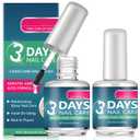 3 Days Nail Care - Strengthening and Hydration, Keratin Amino Acid Formula Nail Treatment Oil, for Dry, Weak & Fragile Nails (2Pcs)