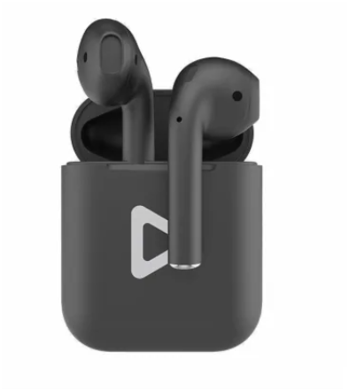 Acoustix AudioBuds+ True Wireless Earbuds with Charging Case - Black