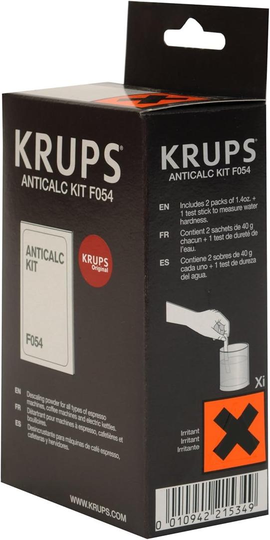 KRUPS Descaling Anti-Calc Powder (2x40g) For Espresso, Dolce Gusto, Coffee Makers KRUPS Descaling Anti-Calc Powder (2x40g) For Espresso, Dolce Gusto, Coffee Makers