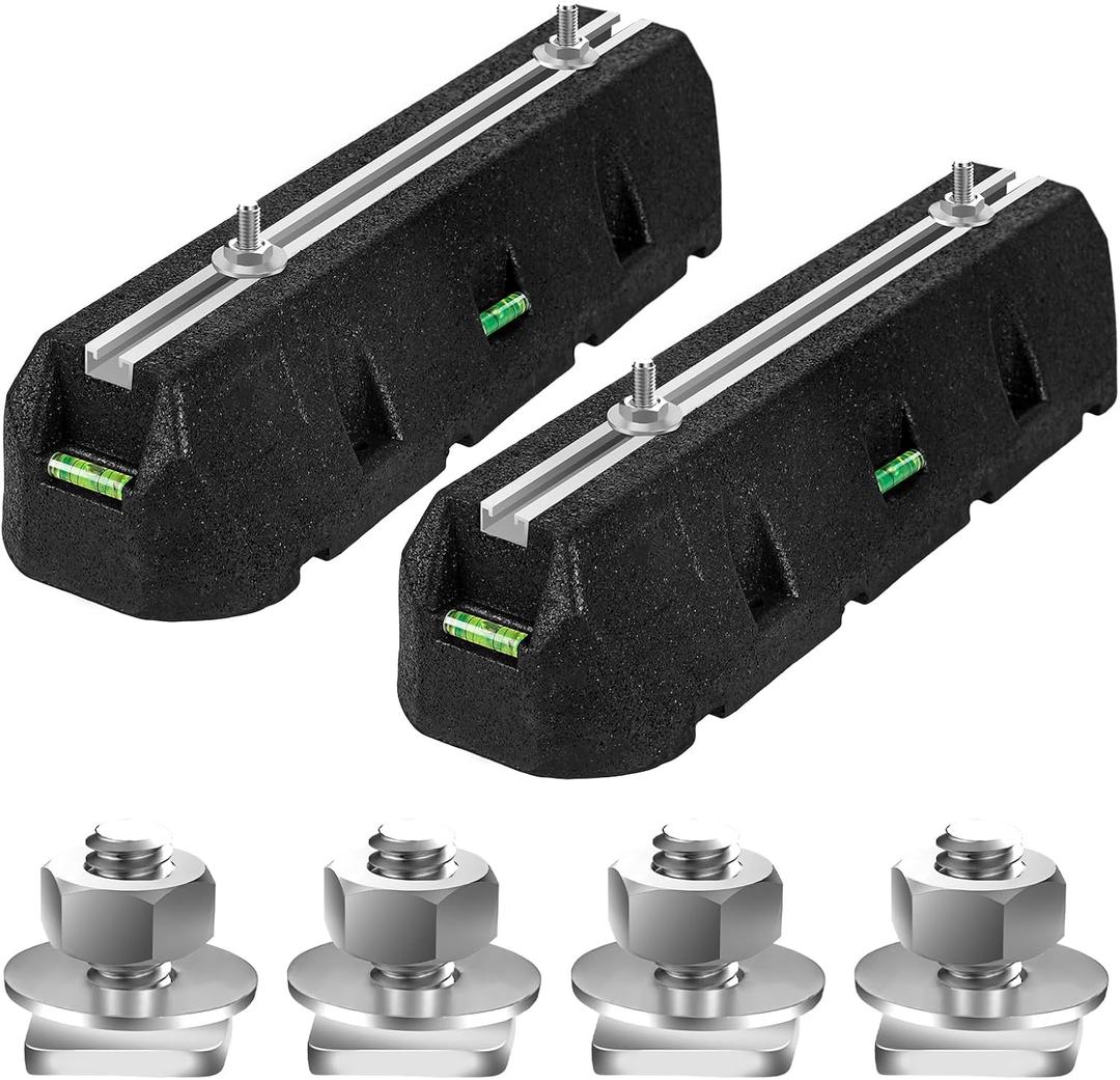 TZKQ Mini Split Floor Mount Base | Air Conditioner Base for 9, 000–36, 000 BTU | Anti-Vibration Mini Split Base, UV & Waterproof Condenser Support for Outdoor HVAC Units