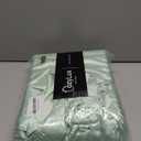 CozyLux Satin Sheets Queen Size Bed Set - 4 Piece Silky Queen Sheet Set, Luxury Sage Green Queen Sheets with Smooth and Soft Microfiber, Includes 1 Fitted Sheet, 1 Flat Sheet and 2 Pillowcases