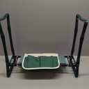 Garden Kneeler and Seat - 2-in-1 Foldable Garden Kneeling Pad and Stool with Removable Pockets for Gardening Tools - Gardening Gifts for Women, Mom, Dad, Seniors or Grandparents by Pure Garden (Green)