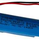 XINLANTECH 3.7V 2600mAh 18650 Rechargeable Li-ion Battery with Jst XH2.54/2P Connector Plug Wires for DIY Electronics, Toys, Lighting,Bluetooth Devices and More