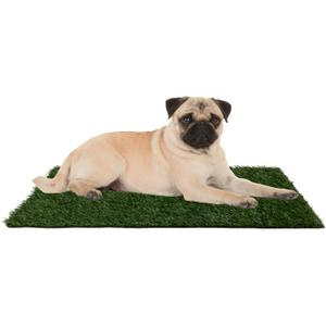 Artificial Grass Puppy Pee Pad for Dogs and Small Pets - Set of Three 18.25x14.25 Inch, Reusable 3-Layer Turf Pads for Dogs - Indoor and Outdoor Fake Grass Potty Pet Supplies by PETMAKER