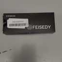 FEISEDY Blue Light Blocking Glasses Fake Nerd Clear Square Computer Lightweight Pilot Glasses Frame Oversized B2866