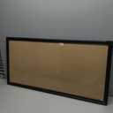 17x36 inch Picture Frame Solid Wood Black,Suitable for Panoramic Photo Frame, Posters,Painting,Group Photo,Puzzle (A23B1736)