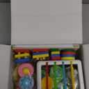 6-in-1 Baby Toys 6 to 12 Months, Montessori Toys for Babies 6-12-18 Months, Infant Teething Toy Stacking Blocks Rings Sensory Bin, Sorting Sensory Educational Learning Gift for Toddlers Aged 1-3