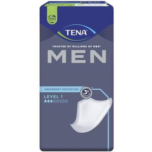 TENA Men Level 1 Incontinence Pads for Men - Light Absorbency, Discreet Daily Protection, Odor Control, 24 Count