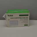 Vplus 100% Compostable 5 Compartment Paper Plates, 100 Pack, 12.5 x 8.6 inch Disposable School Lunch Trays, Eco-Friendly Bagasse Plates for Buffet, and Party