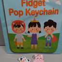 30pcs Party Favors for Kids Valentine's Day Gifts for Kids Sensory Fidgets Toys Mini Pop it Keychain Stocking Stuffers Kid Birthday Gift Treasure Box Toy Classroom Prizes Box Pinata Fillers