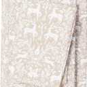 Great Bay Home Christmas Flannel Sheet Set California King Size - 100% Turkish Cotton, Double-Brushed, Winter Bed Sheets - Ultra-Soft, Cozy, 4-Piece Holiday Bedding Set (Reflections)