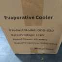Swamp Cooler, Portable Air Conditioners with 3 wind Modes, 3 Speeds, 3.5-Gallon Water Tank for Evaporative Air Cooler Long Cooling, 45 dB Windowless Air Conditioner 120 Oscillation 4 Ice Packs