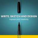 Always23 Fine point Permanent Marker, Fine Tip, Permanent Markers Black, Permanent Markers, 24 Pack