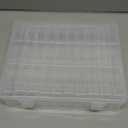 30Pcs Bead Organizer, Clear Plastic Cases for Pearl Bracelets and Small Accessories (2.17 x 2.17x0.79 inches)
