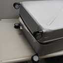 MILADA 2 Piece Luggage Sets, Hard Case Luggage set TSA Approved, Suitcase With Wheels Set 20 Inch Carry On Bag Luggage 28 Inch For Long Trip, Smoke White