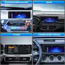 DINRGO Single Din Car Radio - Car Stereo with Wireless Apple Carplay Android Auto, 6.9" Touchscreen Radio with Bluetooth 5.2 Support Mirror Link, RC，GPS, FM, USB & Type-C Fast Charging, EQ, SWC，MIC
