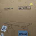 Bblife 6FT Folding Tables Heavy Duty White Foldable Table, Multi-Functional Fold up Table for Outdoor Camping Picnic Parties, Indoor Events Training with 330lbs Static Weight Capacity