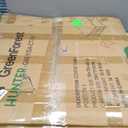 GreenForest Modern Living Room Coffee Table with 2 Tier Storage, Small Square Wood and Metal Farmhouse Center Table with Seamless One-Piece Tabletop, 27.55 Inch, Grey Wash