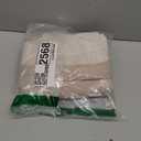 Hiasan Faux Linen Valance Curtains for Kitchen, Light Filtering Rod Pocket Farmhouse Window Valance for Living Room Bedroom Basement, Beige, 42 x 18 Inches Length, 1 Panel