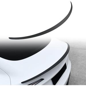 Spoiler Fit for Tesla Model 3 2024 2025, Upgrade ABS Material Rear Spoiler Wing OEM Rear Trunk Lip, Model 3 Highland Accessories (Matte Black)