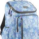 FUEL Durable Top Loader Outdoor Backpack w/Adjustable Straps, Multiple Compartments, Perfect for Travel, Hiking, Work, Classroom, Commuting - Blue Galaxy