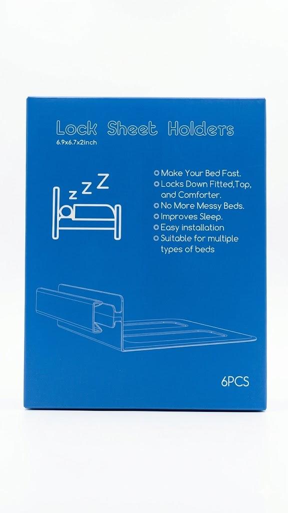 Lock  Sheet Holders 6Pcs