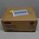 Ginkgo 100 Pack 12 oz Leak-Proof Coffee Cups with Lids and Sleeves Disposable To Go Hot Travel Paper Cups, Hot Chocolate, Cocoa, Tea, Coffee Bar Accessories