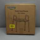 Loyoda, Raised Toilet Seat with Handles, Padded Toilet Seat Risers for Seniors, Adjustable Height & Width Toilet Riser, Handicap Elevated Toilet Seat 500lb, Fit Any Toilet