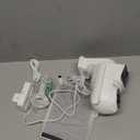 4K Solar Security Cameras Wireless Outdoor Battery Powered, 5GHz & 2.4GHz Dual Lens Bullet & 360PTZ Linkage Outdoor Security Camera with Solar Panel (White)