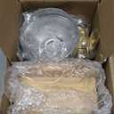 Cocktail Shaker Set Bartender Kit : 12-Piece Bar Tool Set with Bamboo Stand | Bars Set with All Practical Bar Accessories, for Drink Mixing, Bar, Home, Lounge & Party (Gold)