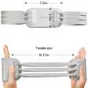 YOTTOY Adjustable Resistance Band Set,2060 lbs with 6 Latex Bands,Exercise Bands for Home Gym, Workout Bands for Legs & Glutes, Elastic Bands for Exercise, Stretch Bands for Fitness Training (Grey)