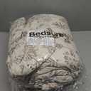 Bedsure King Comforter Set - Beige Bed Set, 3 Pieces Cute Floral Bedding, 1 Soft Botanical Flowers Comforter and 2 Pillow Shams
