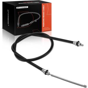 A-Premium Rear Driver Side Parking Brake Cable Assembly Compatible with Ford Models: E-150 E150, E-150 Club Wagon, E-150 Econoline, E-150 Econoline Club Wagon - Replace# YC2Z2A635BA