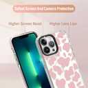 OOK Magnetic Case for iPhone 13 Pro Case Cute Cow Print [Compatible with MagSafe] Camera Protective Slim Phone Cover for Women Girls with [Screen Protector]-Pink