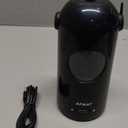 AFMAT Electric Pencil Sharpener, Fully Automatic Pencil Sharpener for Classroom, Robot Sharpeners for 7-11.5mm No.2/Jumbo/Colored Pencils, Auto in & Out, Rechargeable & Cordess, Hands-Free, PSX5,Black